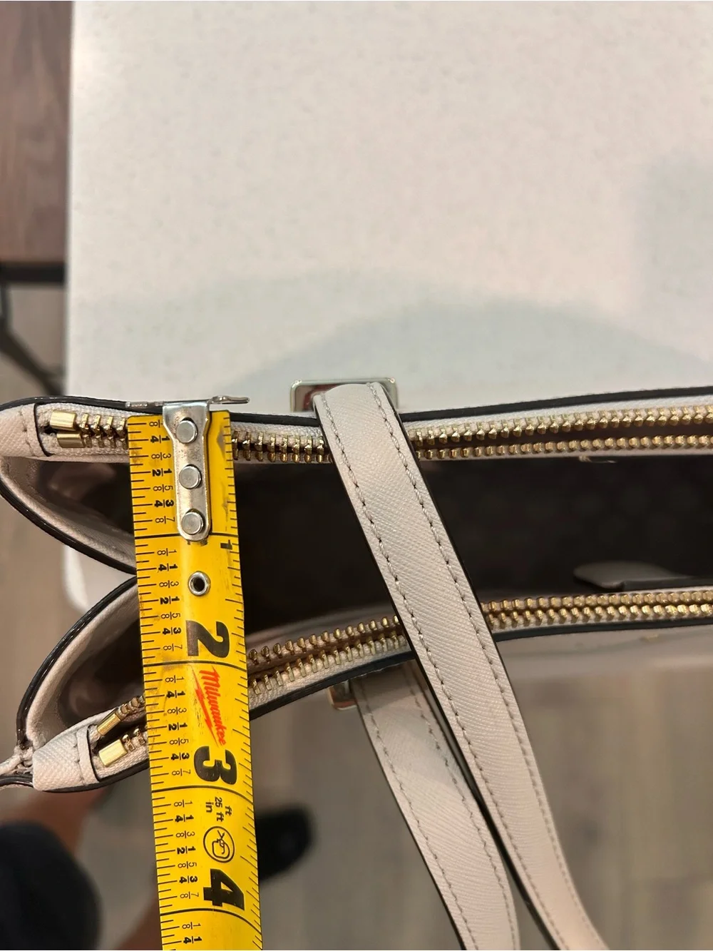 kate spade Cashew Milk Multi Leather Tote